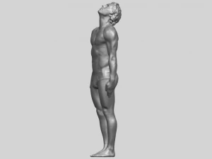 naked man body 01 3D Print Model