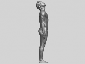 naked man body 01 3D Принт Модель