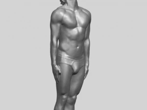 naked man body 01 3D Print Model