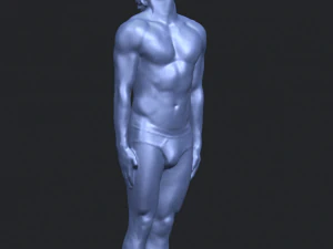 naked man body 01 3D Print Model