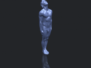 naked man body 01 3D Принт Модель