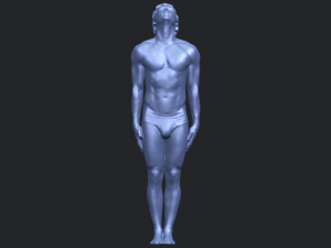 naked man body 01 3D Принт Модель