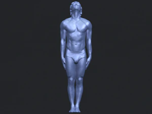 naked man body 01 3D Print Model