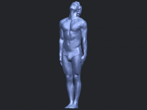 naked man body 01 3D Принт Модель