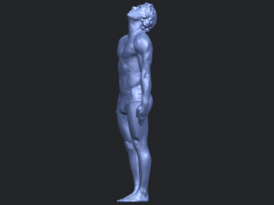 naked man body 01 3D Принт Модель