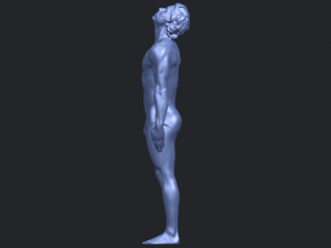 naked man body 01 3D Принт Модель