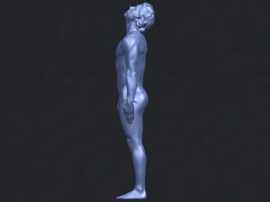 naked man body 01 3D Print Model