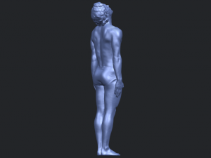 naked man body 01 3D Принт Модель