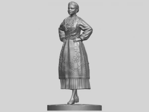 portuguese dancer 3D Print Model