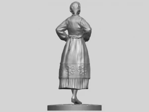 portuguese dancer 3D Print Model