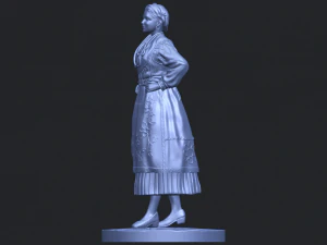 portuguese dancer 3D Print Model