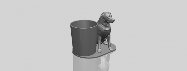 dog 03 3D Принт Модель .c4d .max .obj .3ds .fbx .stl .blend 