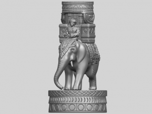 elephant 08 Modèles 3D en vedette