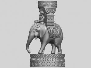 elephant 08 Modèles 3D en vedette