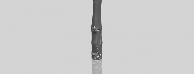 vertical bamboo flute 3Dプリントモデル .c4d .max .obj .3ds .fbx .stl .blend 