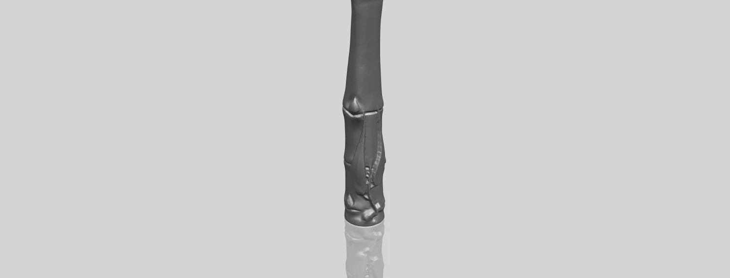 vertical bamboo flute 3D Print Model .c4d .max .obj .3ds .fbx .stl .blend