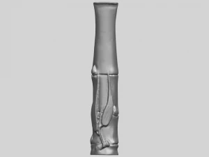 vertical bamboo flute 3D Print Model
