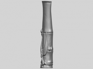 vertical bamboo flute 3Dプリントモデル