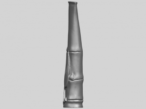 vertical bamboo flute 3Dプリントモデル