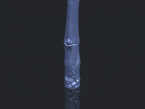 vertical bamboo flute 3Dプリントモデル