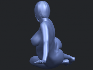 naked girl 31 - lying on floor 3D Принт Модель