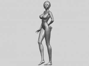 naked girl 32 Modèles 3D en vedette