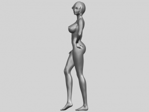 naked girl 32 Modèles 3D en vedette
