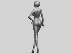naked girl 32 Modèles 3D en vedette