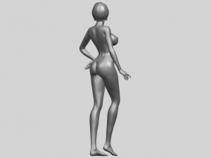 naked girl 32 Modèles 3D en vedette