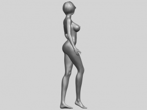 naked girl 32 Modèles 3D en vedette