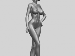 naked girl 32 Modèles 3D en vedette