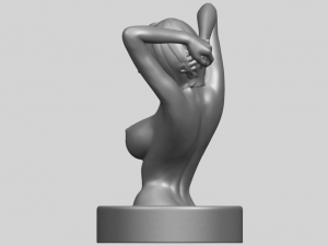 naked girl 33 half body 3D Принт Модель