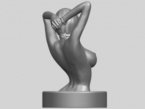 naked girl 33 half body 3D Принт Модель