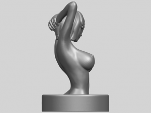 naked girl 33 half body 3D Принт Модель