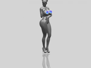 naked girl 34 3D Print Model