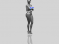 Naked Girl 34 3D-Modell