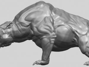 bear 02 3Dプリントモデル