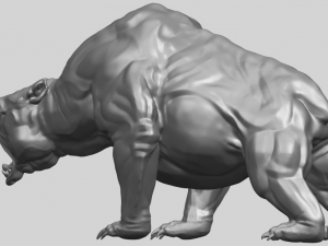 bear 02 3Dプリントモデル