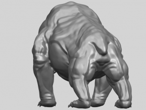 bear 02 3Dプリントモデル