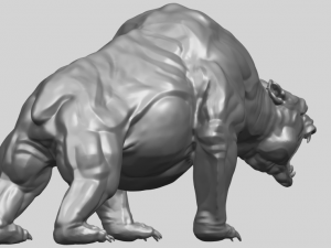 bear 02 3Dプリントモデル