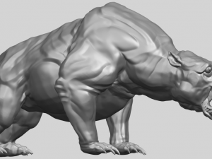 bear 02 3Dプリントモデル
