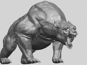 bear 02 3Dプリントモデル