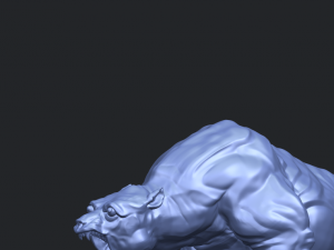bear 02 3Dプリントモデル