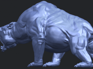 bear 02 3Dプリントモデル