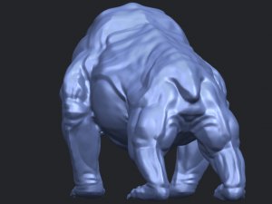 bear 02 3Dプリントモデル