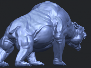 bear 02 3Dプリントモデル