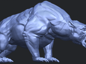 bear 02 3Dプリントモデル