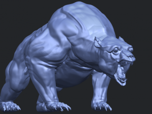 bear 02 3Dプリントモデル