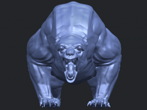 bear 02 3Dプリントモデル