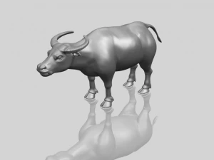 बैल 05-भैंस 01 3D प्रिंट मॉडल